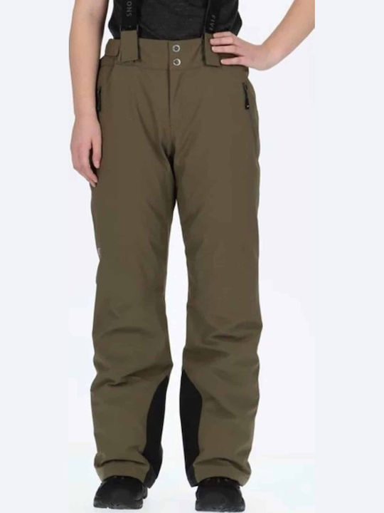 Five Seasons 33796-252 Kids Trousers for Ski & Snowboard Green