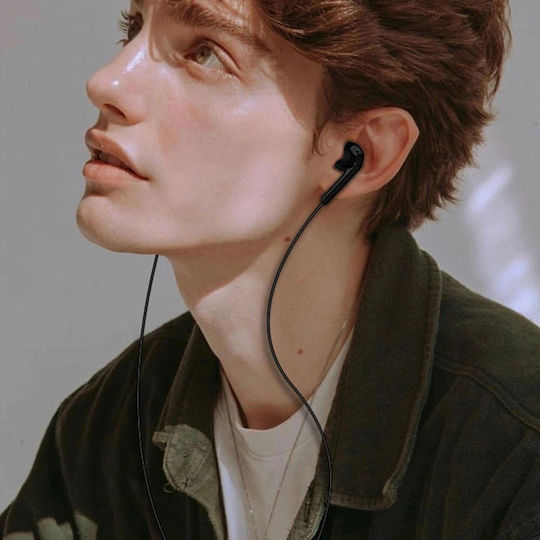 Dudao X3+ In-ear Handsfree Ακουστικά με Βύσμα USB-C Μαύρο