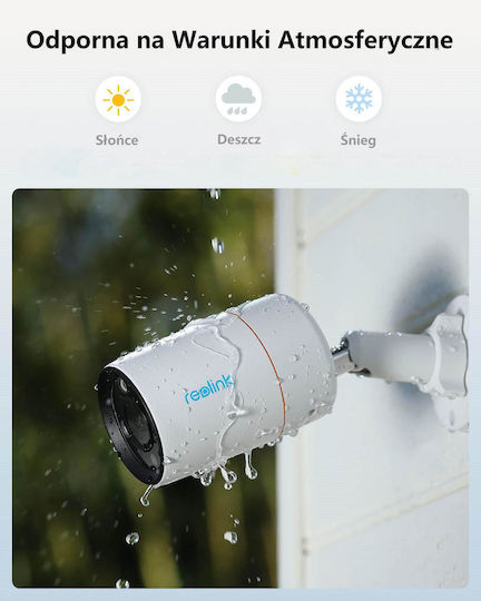 Reolink P340 IP Surveillance Camera 12MP Waterproof with Two-Way Communication and Lens 4mm