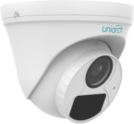 Uniarch IPC-T124-APF28K IP Cameră de Supraveghere Full HD+ 4MP Rezistentă la apă cu Comunicare Bidirecțională și Lentilă 2.8mm