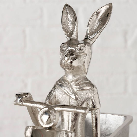 MSA Easter Rabbit Silver 31x25x10cm