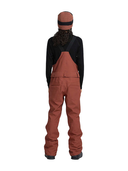 Volcom Swift H1352606-HEN Γυναικεία Σαλοπέτα Σκι & Snowboard Καφέ