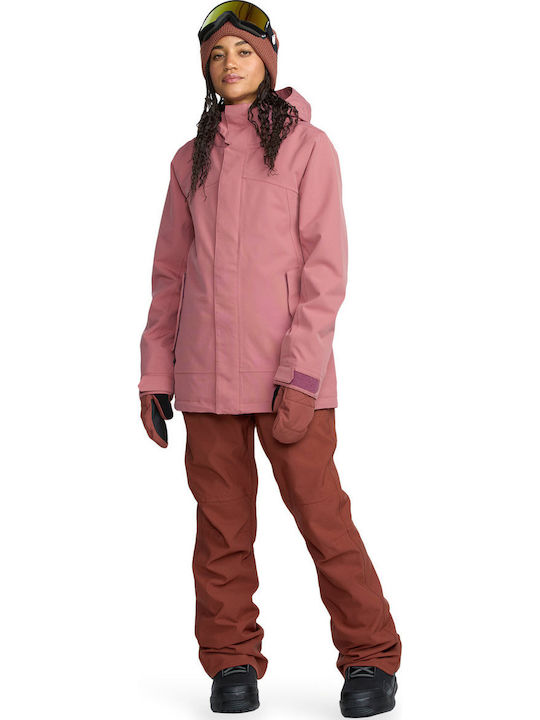 Volcom Swift H1352606-HEN Γυναικεία Σαλοπέτα Σκι & Snowboard Καφέ