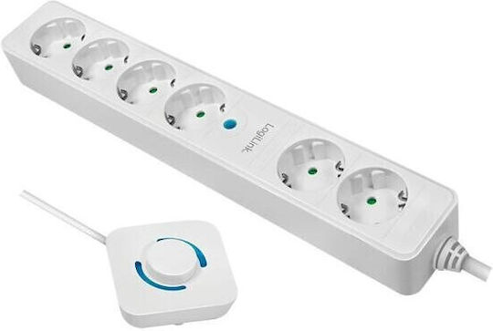 LogiLink Power Strip 6 Positions with Switch and Cable 1.5m