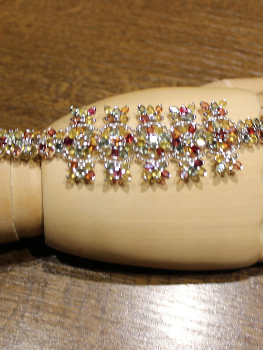 Silver Bracelet Natural Sapphires Certificate 1