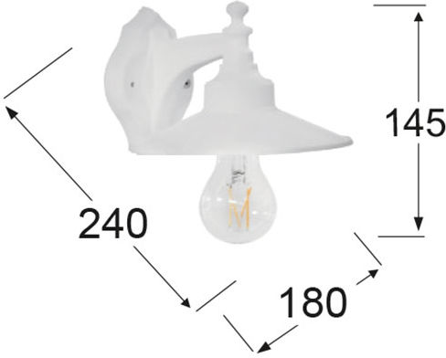 Heronia LP-150AN-S Φωτιστικό με Καπέλο 18x24x14.5εκ. Heronia LP-150AN-S Φωτιστικό με Καπέλο 18x24x14.5εκ.