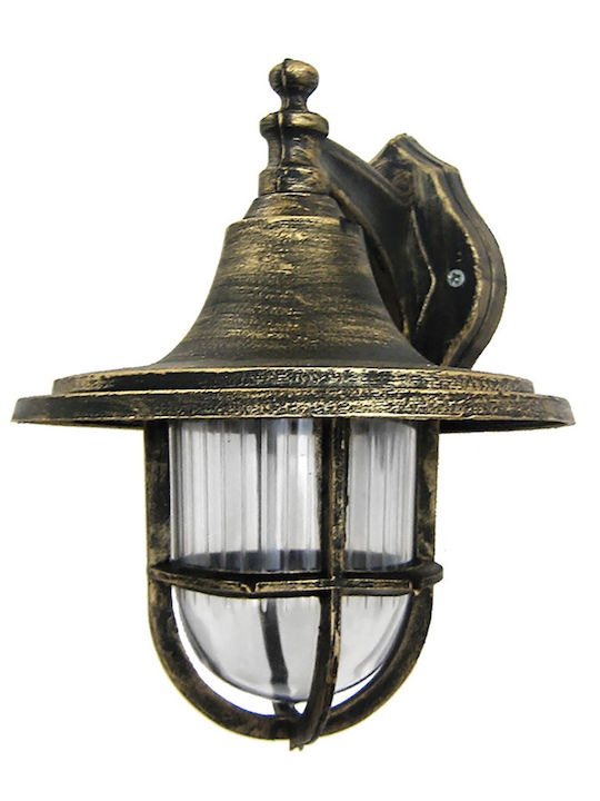 Heronia LP-700AN Wall-Mounted Outdoor Lantern E27 IP23 25x23x19.5εκ.