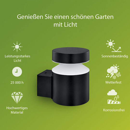Philips Laven Wandmontiertes Außenlicht LED IP44 6W mit Warmweißem Licht