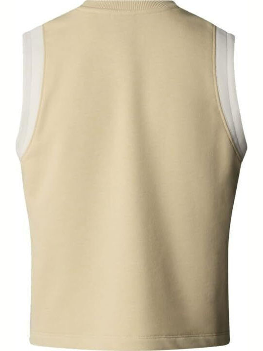 Women's Athletic Crop Top Sleeveless Gravel