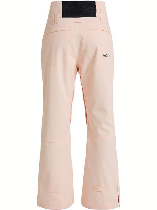 Roxy Snow Diversion ERJTP03276-MEB0 Γυναικείο Παντελόνι Σκι & Snowboard Ροζ