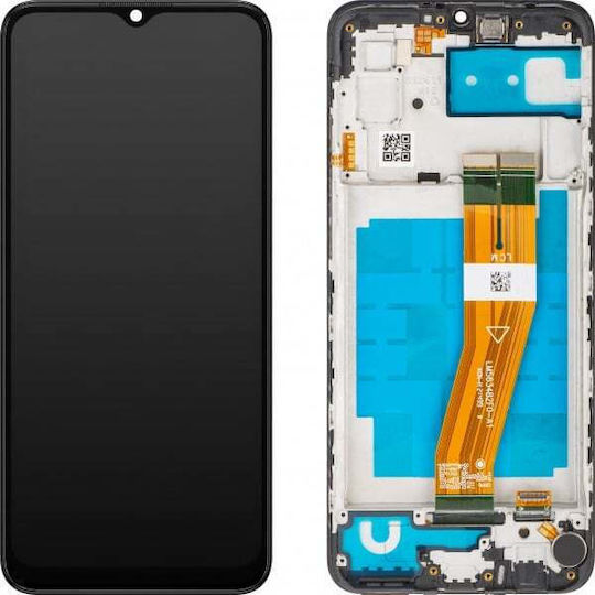 MP Οθόνη mit Touch-Mechanismus für Samsung Galaxy A03 A035 (Schwarz)