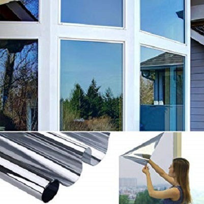 Folie Antisolară pentru Geamuri Auto Oglindă Fumurie 200x80cm