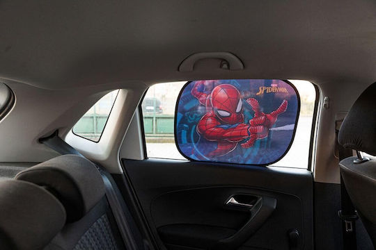 Spiderman Странична сянка за кола X2 / A 44x35см.