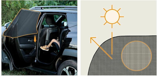 Lionelo Black Car Sunshade