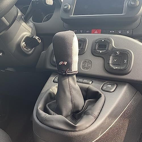 Simoni Racing Κάλυμμα για Πόμολο Ταχυτήτων Gear Knob 95x45mm Universal Μαύρο