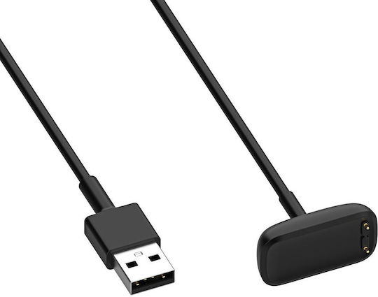 Akyga Charging Cable Ladegerät für Fitbit Luxe, Charge 5, Charge 6 Schwarzς