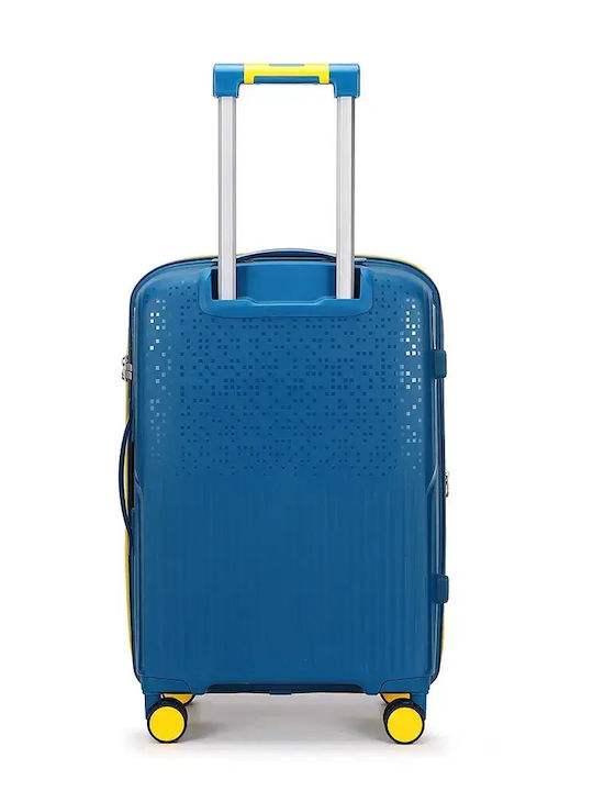 Amber Large Hard Travel Suitcase with 4 Wheels Height 75cm