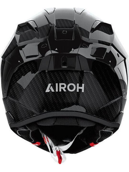 Airoh GP800 Carbon Gloss Motorcycle Helmet Full Face ECE 22.06 1440gr with Pinlock