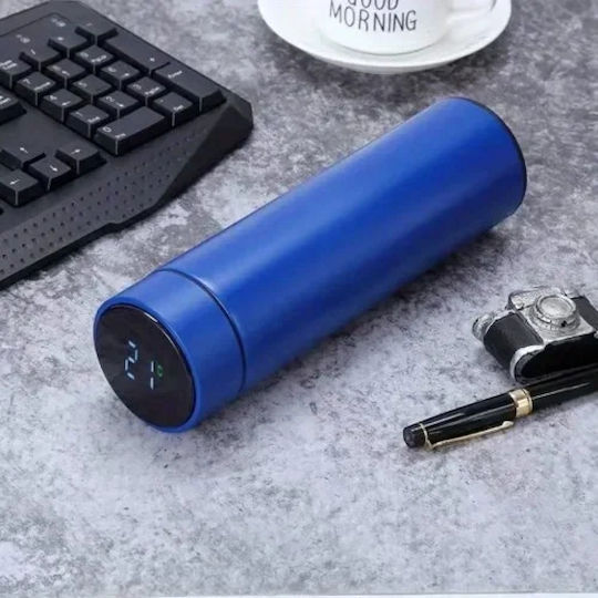 Ποτήρι Θερμός Ανοξείδωτο 500ml Μπλε