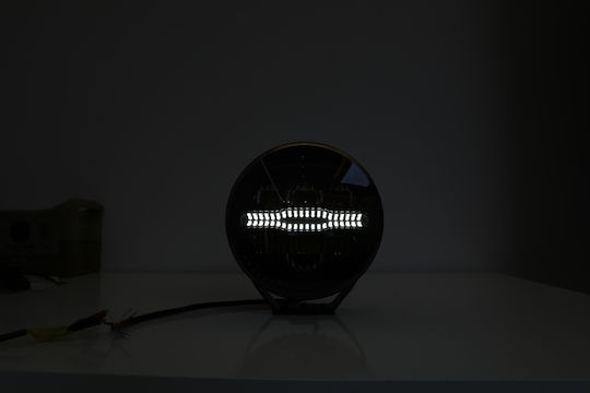 Cold Round Car Headlight LED 10 - 30V 175W 22.85cm with White Lighting 1 Piece