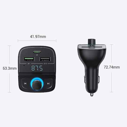 Ugreen FM Transmitter Αυτοκινήτου CD229 με MicroSD / Bluetooth