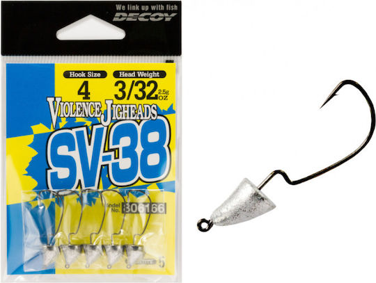 Μολυβοκεφαλη Decoy Sv-38 Violence Jighead #6 1,8g