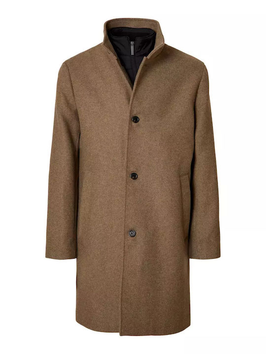 Мъжко палто Beige