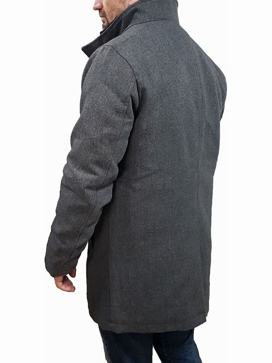 Ανδρικό Παλτό Dk Grey