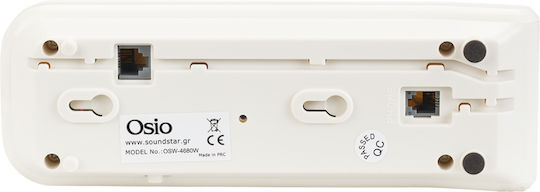 Osio Corded Phone Gondola White OSW-4680W