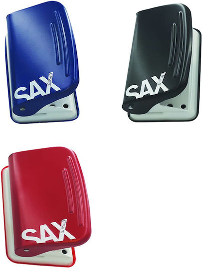Περφορατερ Sax 12φυλλων 11x6.5cm Sax 218 Μπλε