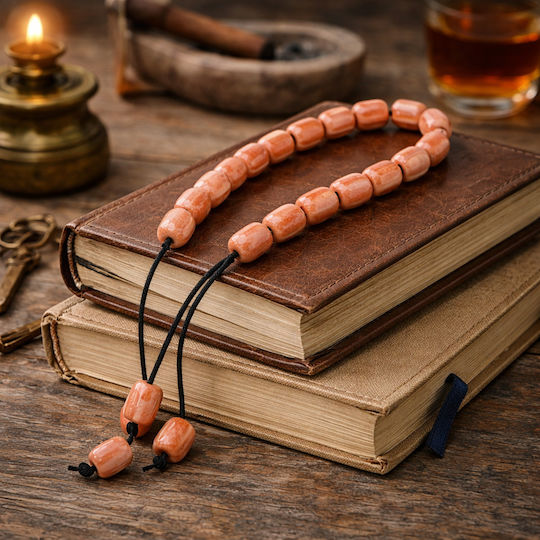 Panora Worry Beads from Pink Coral