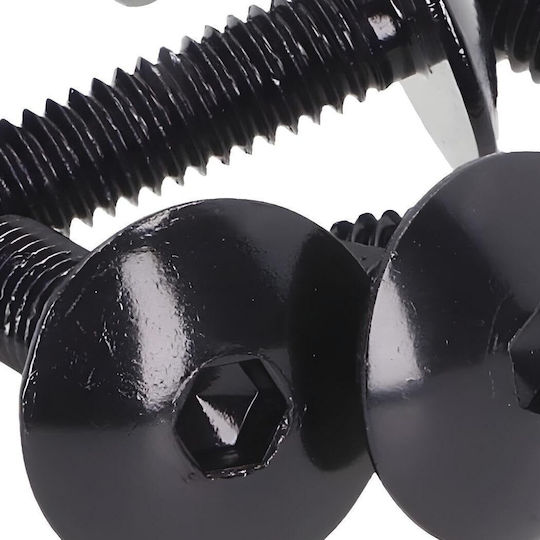 Βιδα Μαυρη 6χ20mm Πλατυ Κεφαλι 6τεμ/σετ Vicma