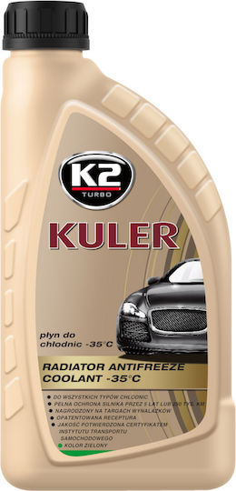 K2 Kuler Αντιψυκτικό Ψυγείου Αυτοκινήτου G11 -35°C Πράσινο Χρώμα 1lt