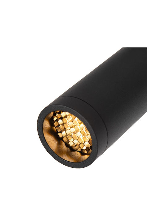 Lucide Lightning Μονό Σποτ με Ντουί GU10 σε Μαύρο Χρώμα