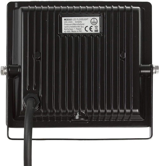 Maclean Energy Στεγανός Προβολέας LED 50W Ψυχρό Λευκό 6000K IP65