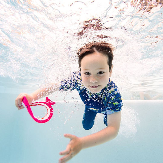 Splash Diving Ring Toy Green Shark