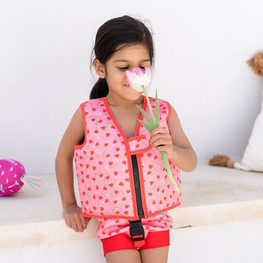 Splash Swimming Life Jacket Safety Belt "Strawberries" 4-6 Years