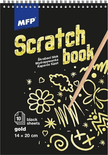 Hârtie Mfp Wydrapywanka Bloc 20x14cm 10 Foi Neagră G Holo 1032114