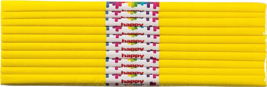 Happy Color Crepe Paper Crinkled Bibula 50x200cm Red 10 Pcs