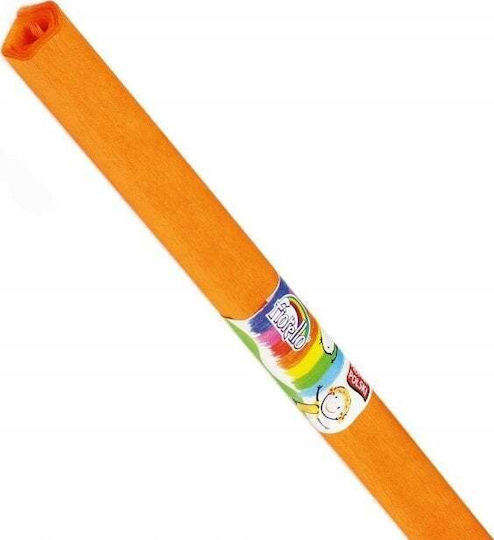 Fiorello Crepe Paper Fiorello 50x200cm Light Orange