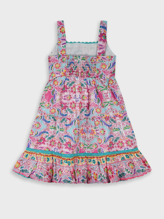 Kinderkleid Ärmellos Mehrfarbig