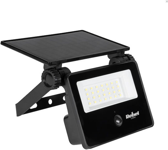 Rebel Set 28 Solarleuchten 6W 800lm Kaltweiß 6500K mit Bewegungssensor IP54