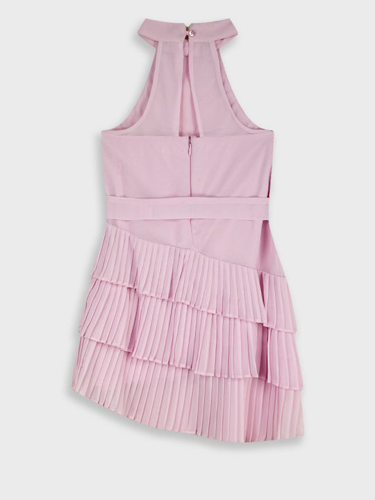 Glam Girls Sleeveless Dress Pink