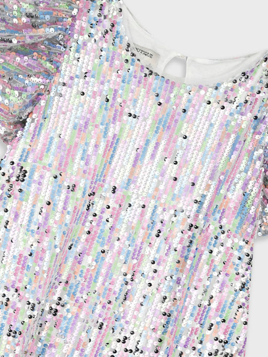 Rochie pentru Copii Mânecă lungă cu Paiete Multicolour