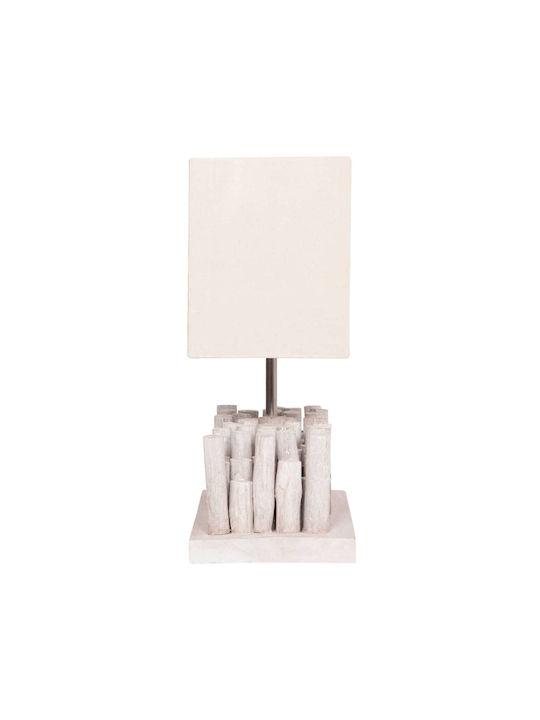 Freebox Table Lamp with White Shade