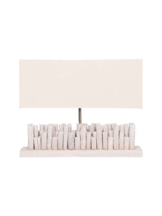 Freebox Table Lamp with White Shade