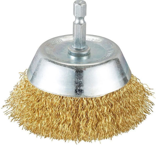 Wire Cup Brush Brass Coated