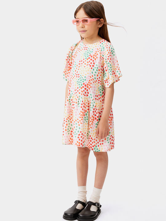 Rochie De Fete Cu Buline Ecru