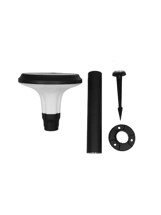 GloboStar Outdoor Floor Lamp Small Post LED 10W with Cold White Light IP65 Black