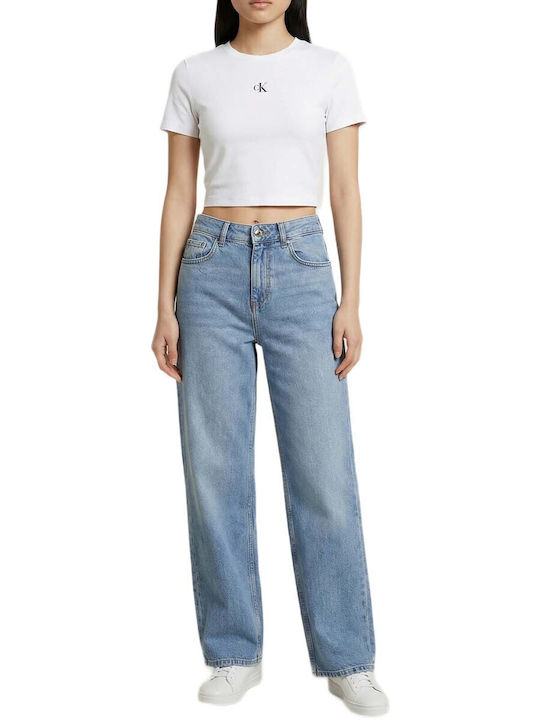 Γυναικείο Crop T-shirt Bright White
